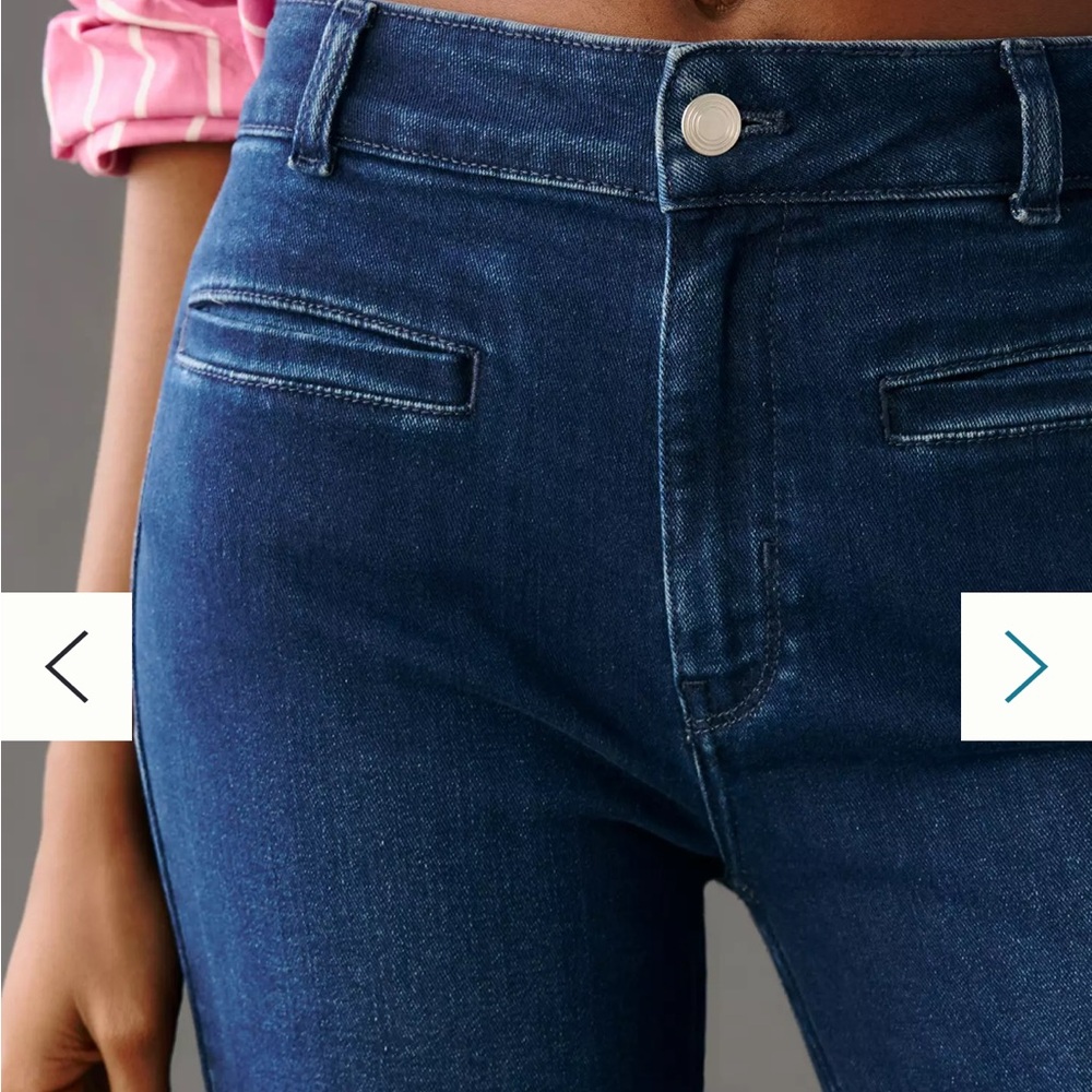 Anthropologie Maeve Essential High Rise crop Jeans. 10